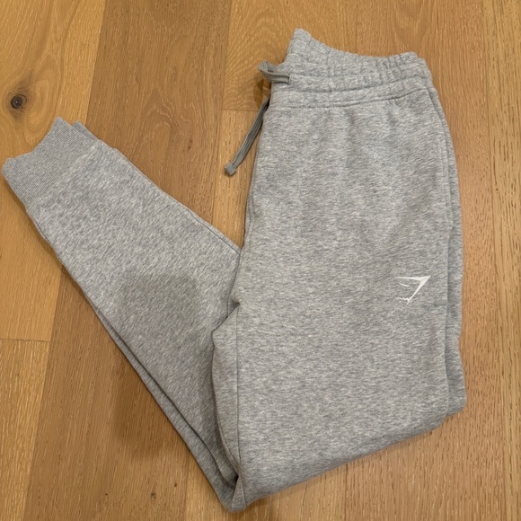 Gymshark Pants - Gymshark Women’s Gray Joggers with Logo  Small